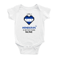 thumbnail image 1 of Half Honduran Is Better Than None Cute Baby Bodysuit Romper (White, 18-24 Months), 1 of 5