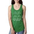 thumbnail image 1 of Half Hood Half Holy Pray With Me Ladies Racerback Tank Top, Kelly, Medium, 1 of 3