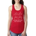 thumbnail image 1 of Half Hood Half Holy Pray With Me Ladies Racerback Tank Top, Red, Large, 1 of 3