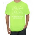 thumbnail image 1 of Half Hood Half Holy Pray With Me Men's Graphic T-Shirt, Safety Green, Medium, 1 of 3