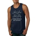 thumbnail image 1 of Half Hood Half Holy Pray With Me Mens Graphic Tank Top, Navy, Large, 1 of 3