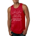 thumbnail image 1 of Half Hood Half Holy Pray With Me Mens Graphic Tank Top, Red, Large, 1 of 3