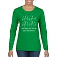 thumbnail image 1 of Half Hood Half Holy Pray With Me Womens Graphic Long Sleeve T-Shirt, Kelly, Medium, 1 of 3