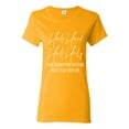 thumbnail image 1 of Half Hood Half Holy Pray With Me Womens Graphic T-Shirt, Gold, Medium, 1 of 3