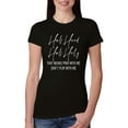 thumbnail image 1 of Half Hood Half Holy Pray With Me Womens Slim Fit Junior Tee, Black, Small, 1 of 3