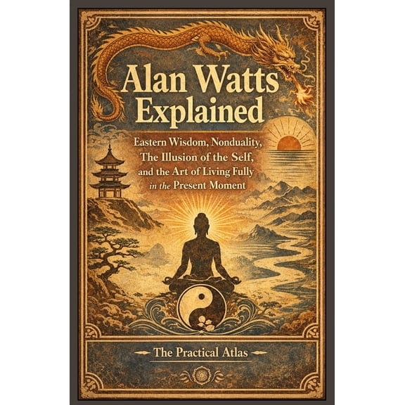 Half Hour Help: Philosophy Alan Watts Explained: Eastern Wisdom, Nonduality, The Illusion of the Self, and the Art of Living Fully in the Present M, (Paperback)