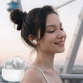 thumbnail image 1 of Half In-Ear Bluetooth Earbuds with Short Stems, Long Battery Life, HiFi Audio, Noise Reduction, Lightweight Comfortable Fit, Low Latency, Touch Control, Multi-Device Compatible for Daily Use, 1 of 6