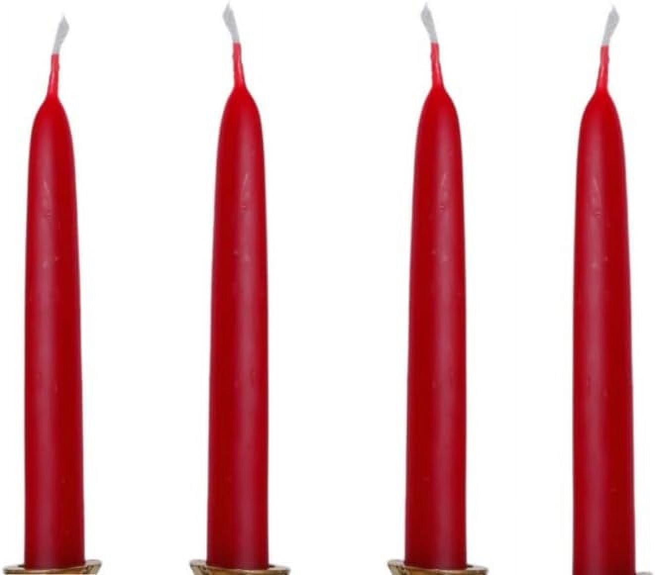 Half Inch Beeswax Taper Candle Bundle 2 Pairs Of 1/2" All Natural