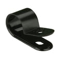 thumbnail image 1 of Half-Inch Cable Clamps for Cable Bundle Control 100 Count - Black Plastic, 1 of 3