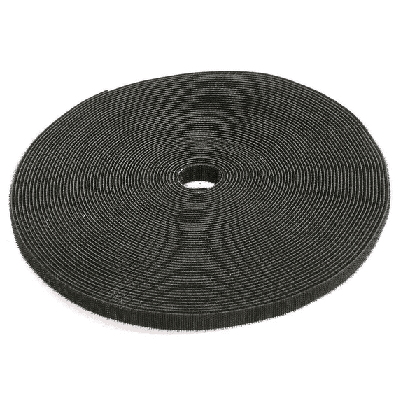 Half-Inch Hook and Loop Cable Tie Roll, 25-Meter Reusable Cord Organizer