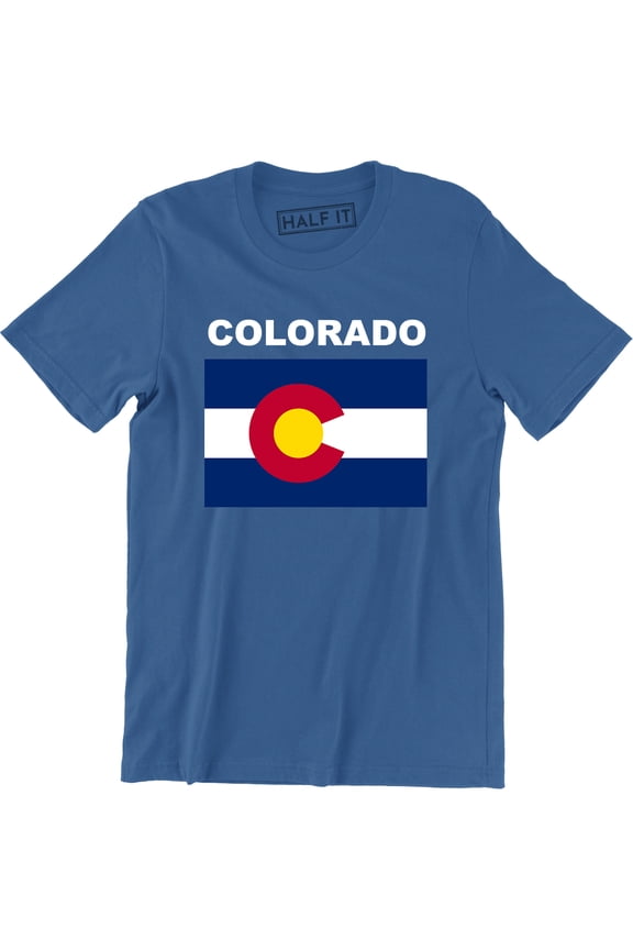 Men's Colorado Flag State Denver Men's T-Shirt