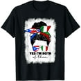 thumbnail image 1 of Half Italian And Puerto Rican Rico Italy Flag Girl For Women T-Shirt, 1 of 4