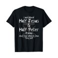 thumbnail image 1 of Half Jesus Half Peter Christian T Shirt Size S-5XL, 1 of 5