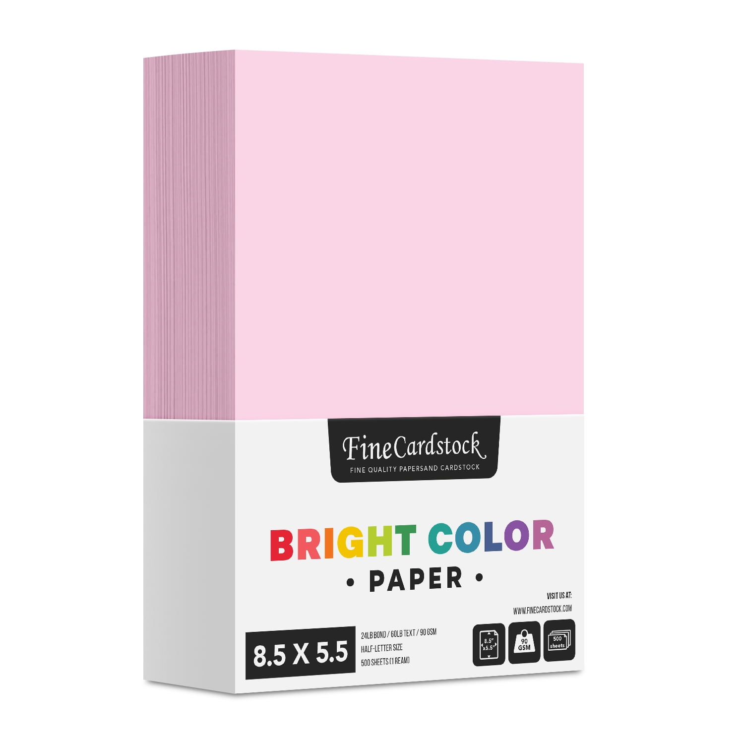 Snapklik.co : Half Letter Blank Paper, 3-Hole Punched, 250 Sheets/500 Pages, 100 GS, Printer - View #7