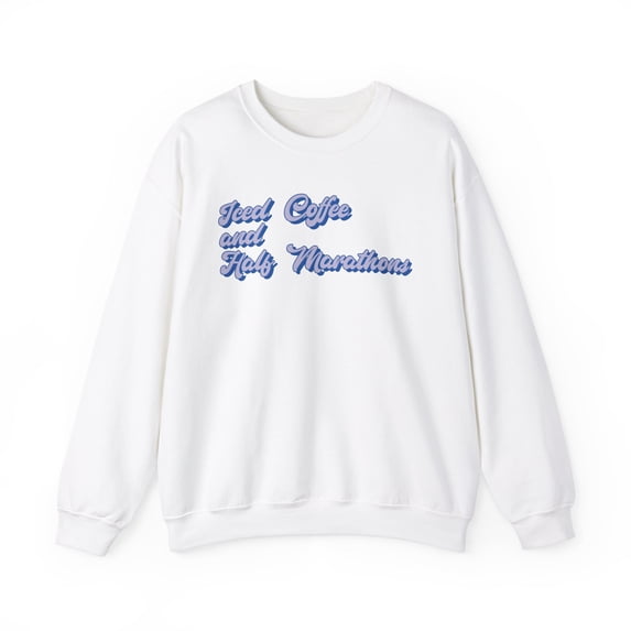 Half Marathon Sweatshirt Gifts Crew Neck Shirt Long Sleeve Unisex