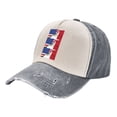 thumbnail image 1 of Half Mexican Half America Distressed Baseball Cap Dad Hats for Men Women Vintage Trucker Hat Low Profile Ball Caps, 1 of 7