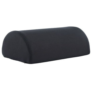Half Moon Bolster Pillow for Legs, Knees, Lower Back and Head, Lumbar Support Pillow for Bed, Sleeping | Semi Roll for Ankle and Foot Comfort - Machine Washable Cover