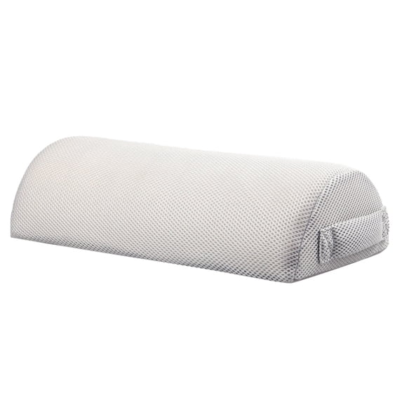 Half Moon Bolster Pillow for Legs, Knees, Lower Back and Head, Lumbar Support Pillow for Bed, Sleeping | Semi Roll for Ankle and Foot Comfort - Machine Washable Cover