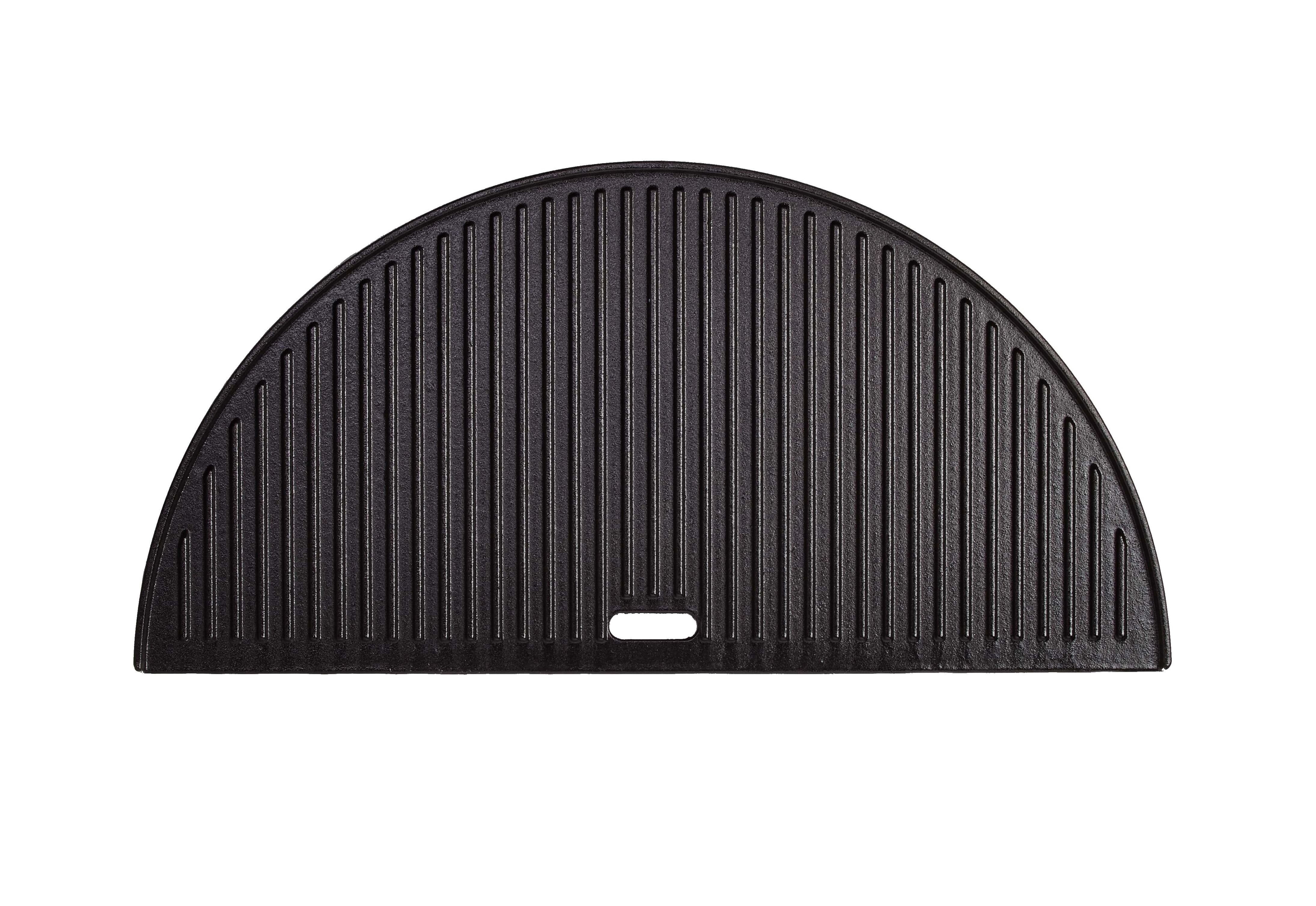 Half Moon Cast Iron Reversible Grill Griddle for 24 in. Big Joe™, Model BJ-HCIGRIDDLE