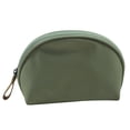 thumbnail image 1 of Half Moon Cosmetic Beauty Bag for Purse Travel Handy Makeup Pouch for Women Girls Toiletries Storage Bag (Green), 1 of 6