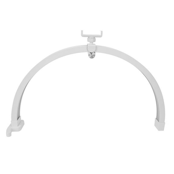Half Moon Nail Desk Lamp, 22 Inch 20W 1500 Foldable Half Moon Lamp 3200-5600K 3 Color Temperature Adjustable Touch Control Manicure Tattoo Beauty Light With Phone Clip