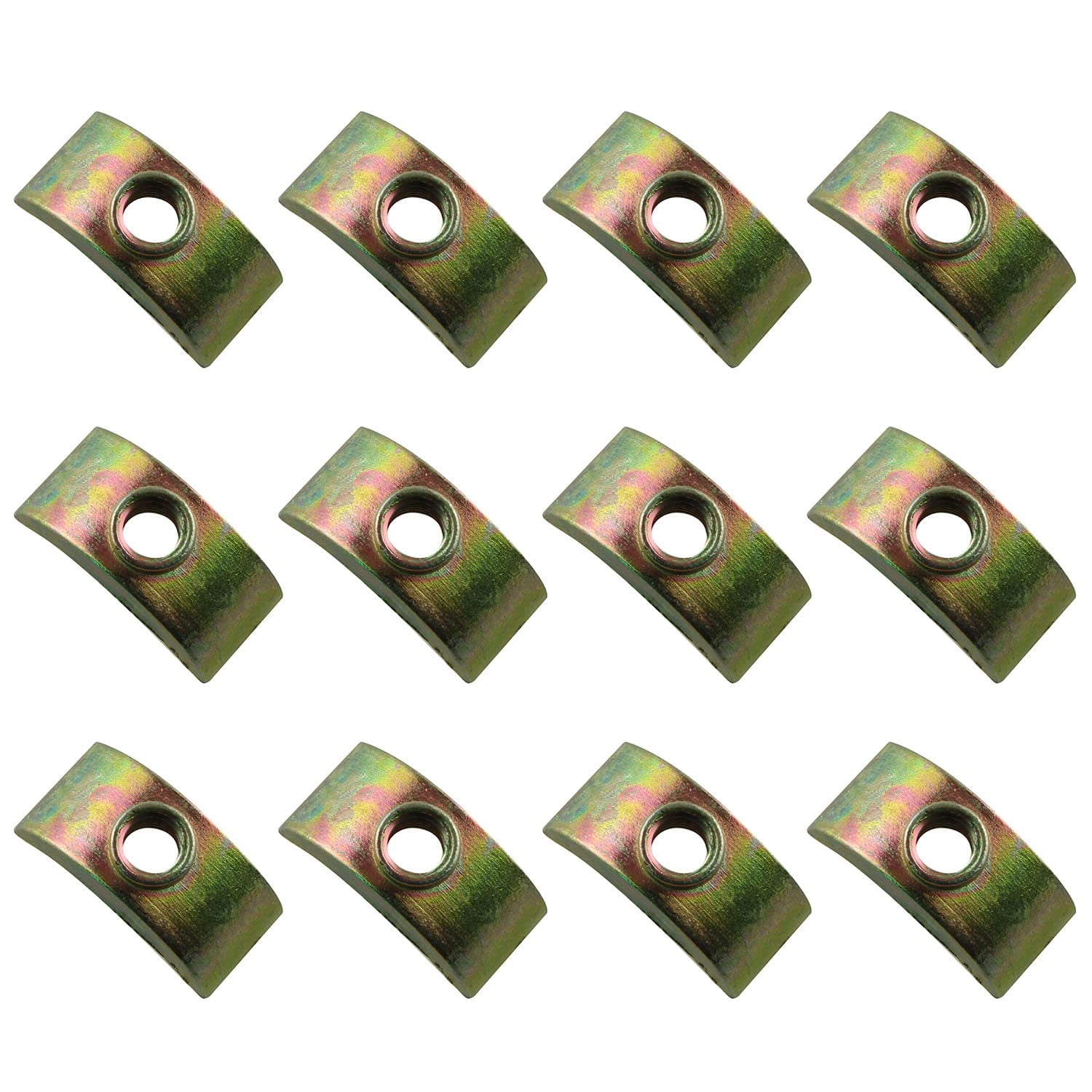 Half Moon Nuts 12pcs 24mm M6 Half Moon Nuts Washer Spacer Furniture