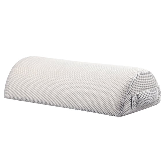 Half Moon Pillow for Leg Elevation, Ankle Knee Neck and Lumbar Support Bolster, Non-slip Removable Washable Cover