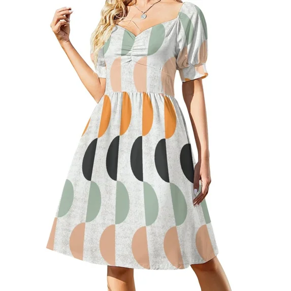 Half Moon Sunset Sleeveless Dress women's clothing trend 2024 Women's clothing