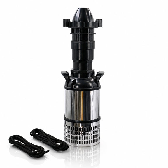 Half Off Ponds 15,000 GPH Submersible Pond Deicer Pump 120V with 100 ft Power Cord for Docks and Lakes