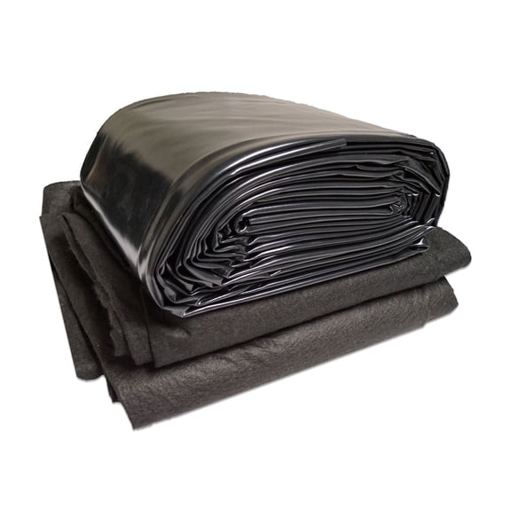 Half Off Ponds PVC Pond Liner and Underlayment Combo, 25 ft. x 30 ft., 20-Mil