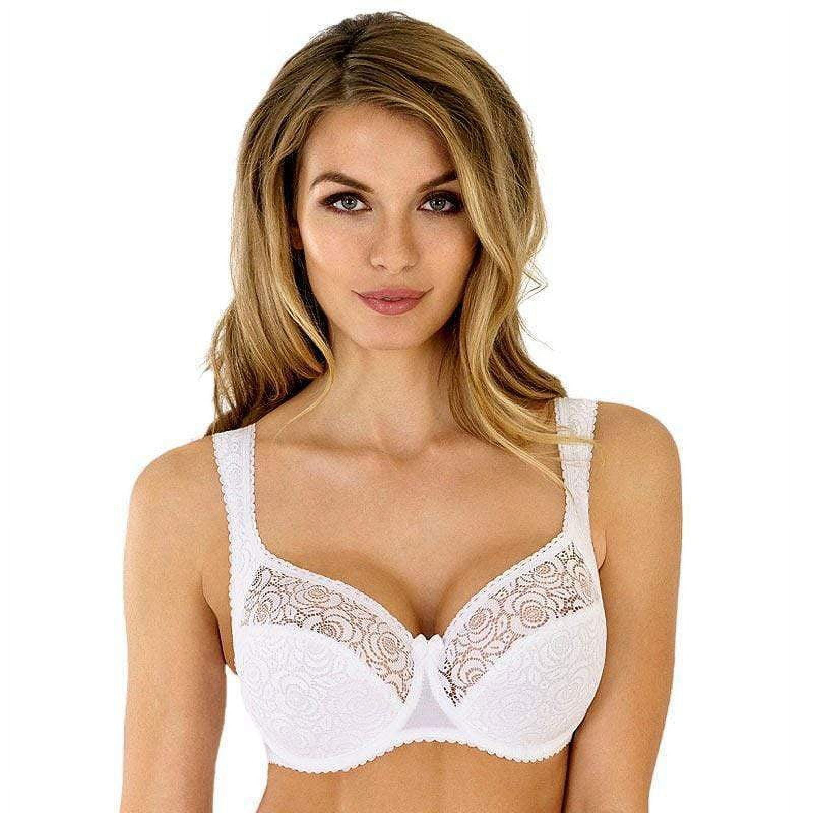Rosme Lingerie Women's Unpadded Bra with Padded Straps, Collection