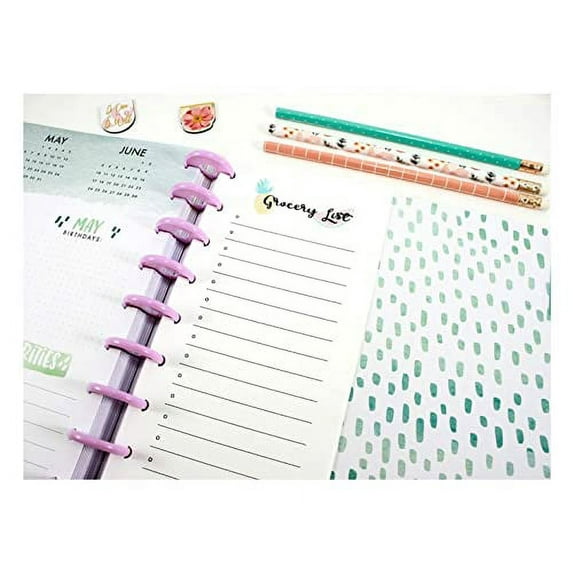 Half Page Grocery List Inserts for 11 Disc Planners