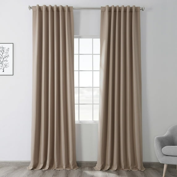 Half Price Drapes Banyan Brown Room Darkening Curtains for Bedroom (1 Panel), 50W X 84L
