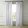thumbnail image 1 of Half Price Drapes Dove White Faux Linen Room Darkening Curtains for Bedroom(1 Panel),50W X 108L, 1 of 11