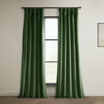 thumbnail image 1 of Half Price Drapes Eden Green Heritage Plush Velvet Room Darkening Curtains (1 Panel), 50W X 120L, 1 of 12