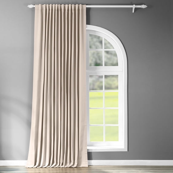Half Price Drapes Eggnog Extra Wide Room Darkening Curtains (1 Panel), 100W X 96L
