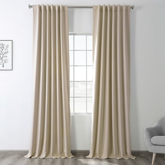 Half Price Drapes Eggnog Room Darkening Curtains for Bedroom (1 Panel), 50W X 120L