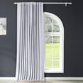 thumbnail image 1 of Half Price Drapes Fog Grey Extra Wide Room Darkening Curtains for Bedroom (1 Panel), 100W X 96L, 1 of 6