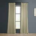 thumbnail image 1 of Half Price Drapes Macchiato Beige Heritage Plush Velvet Room Darkening Curtains (1 Panel), 50W X 108L, 1 of 12
