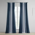 thumbnail image 1 of Half Price Drapes Parallel Blue Room Darkening Curtains for Bedroom (1 Panel), 50W X 96L, 1 of 10