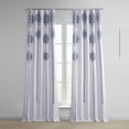 thumbnail image 1 of Half Price Drapes Printed Karachi Navy Room Darkening Curtains for Bedroom(1 Panel), 50W X 96L, 1 of 10