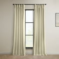 thumbnail image 1 of Half Price Drapes Signature Angora Beige Plush Velvet Hotel Blackout Curtains(1 Panel), 50W X 84L, 1 of 9