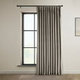 thumbnail image 1 of Half Price Drapes Signature Extra Wide Library Taupe Velvet Hotel Blackout Curtains(1 Panel),100W X 84L, 1 of 6