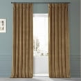 thumbnail image 1 of Half Price Drapes Signature Sweet And Spicy Rum Velvet Hotel Blackout Curtains(1 Panel),50W X 96L, 1 of 6