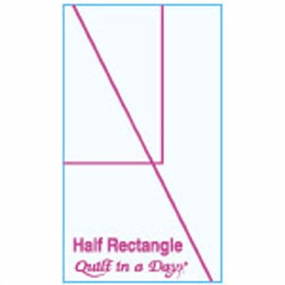 Quilt in a Day Half Rectangle Template
