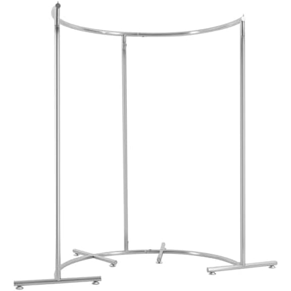 Half Round Clothes Rack, Curved Clothing Display Rack, Stainless Steel Freestanding Garment Rack for Clothing Store, Shopping Mall and Boutique$$Home Decor, Kitchen, & Other