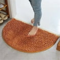thumbnail image 1 of Half Round Door Mat, Half Circle Rug, Semicircle Absorbent Bathroom Rug, Half Circle Microfiber Bath Mat, Thickened Soft Non-Slip Floor Mat, Anti-Skid Soft Shower Mat for Bathroom Bathtub, 1 of 4