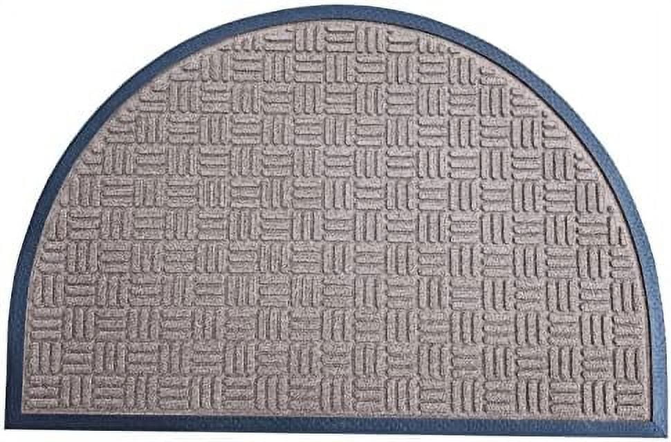Half Round Door Mat Outdoor Mats For Home Entrance Low Profile Doormat Indoor Floor Mat Patio