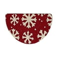 thumbnail image 1 of Half Round Doormat Indoor Entrance Mat Bathroom Carpet Christmas Floor Mat Kitchen Mat for Home Front Door Bedroom Living Room, 1 of 6