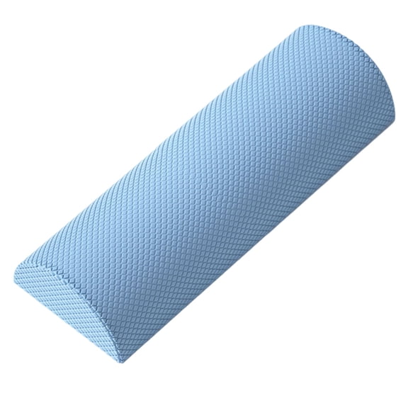 Half Round Foam Roller Muscle Relaxation Roller for Yoga Muscle Recovery Pilates Fitness Training Compact Design,Blue-30x6.3cm